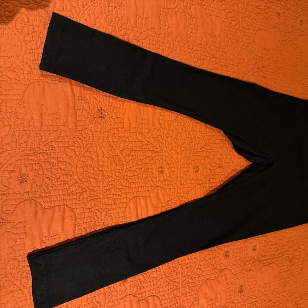 White House Black Market Wide Waist Band Black Leggings--Size XS